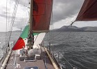 Deer Hound - South West Ireland.jpg - I sailed on Deer Hound along the south west coast of ireland. Here we are approaching the entrance to Crookhaven taken from the bow.