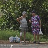 Village Gossip.jpg - Two of Erlene Downie's sisters