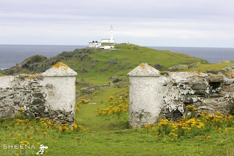 Innishtrahull Island Lighthouse, Co Donegal, off Fanad Head, taken from the island where I spent a week 