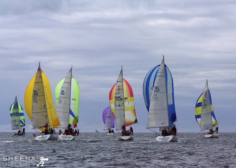 Race for the Downwind mark, Sovereign's Week