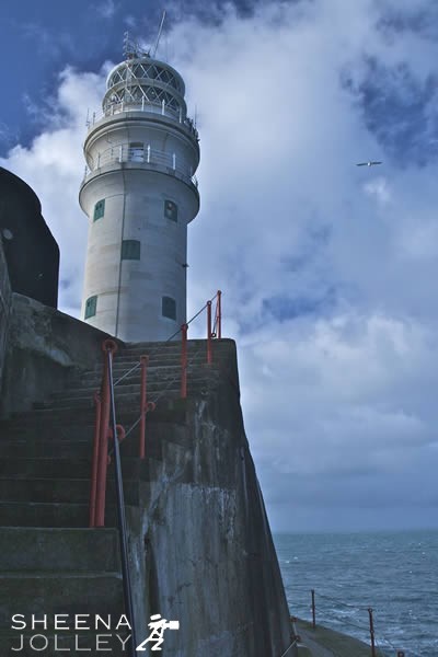 Stairway up to the Fastnet Lighthouse