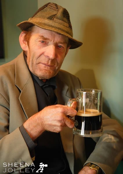A regular at the bar in a pub in Newcastle, Co limerick