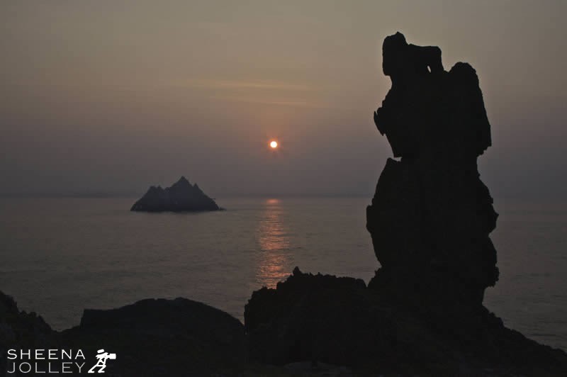 Dawn on Shellig Michael