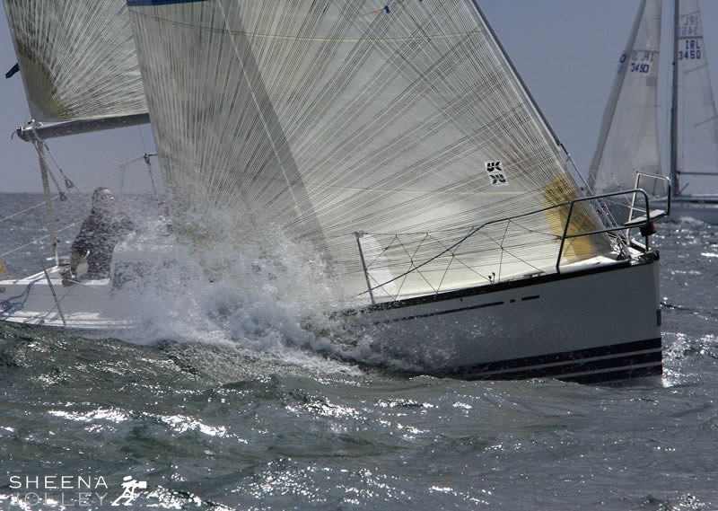 Wind, light and Water make a good sailing shot during racing in Sovereigns Week - Kinsale